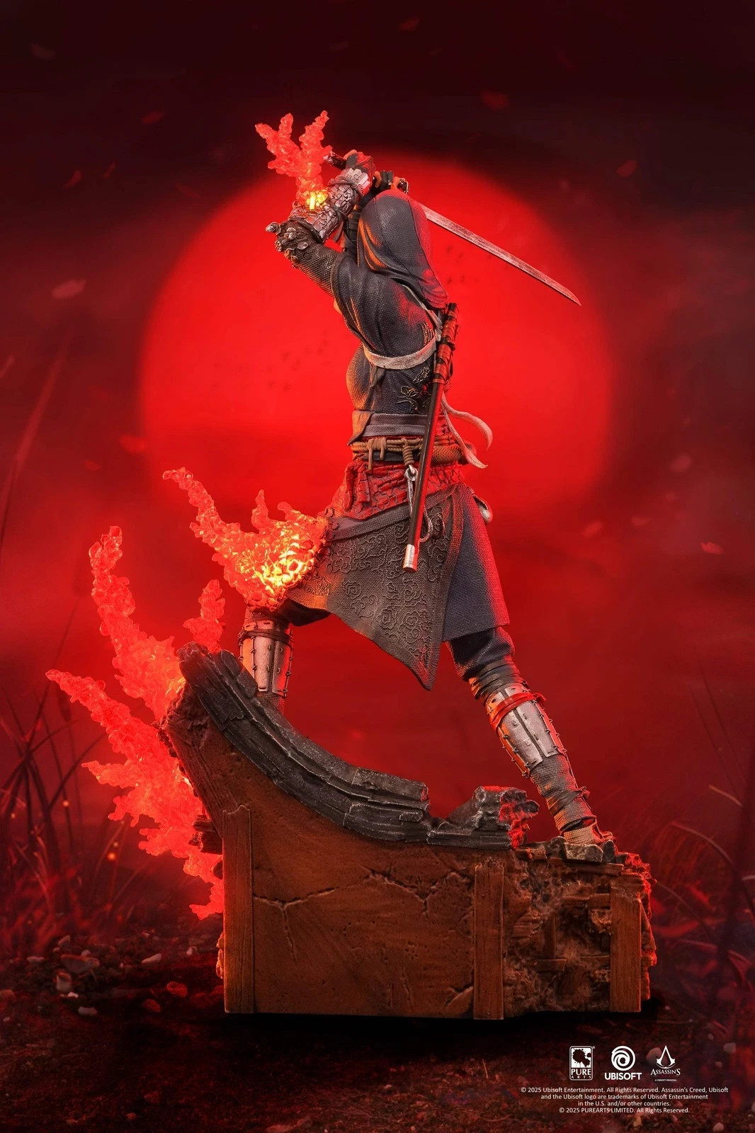 PUREARTS Assassin’s Creed Shadows Animus Naoe Statue Figure Lights Up Brand NEW