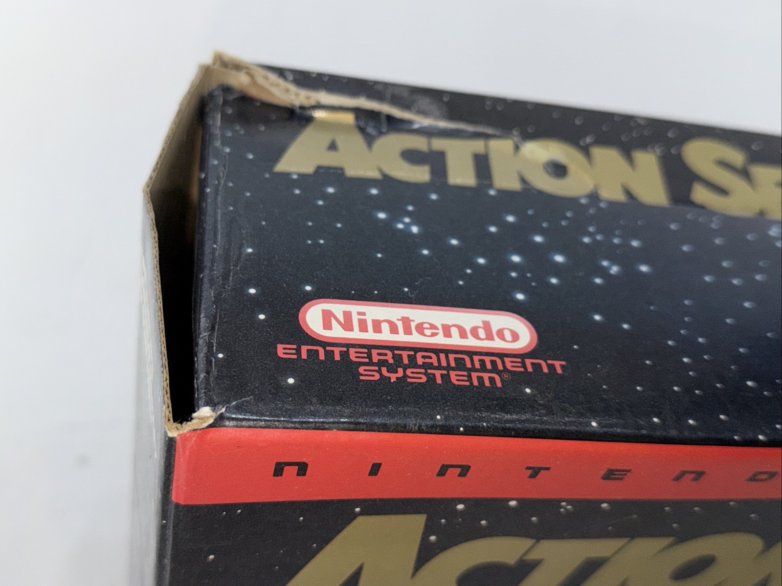 Oval Seal NES Action Set BOX ONLY Nintendo 1990 🔥