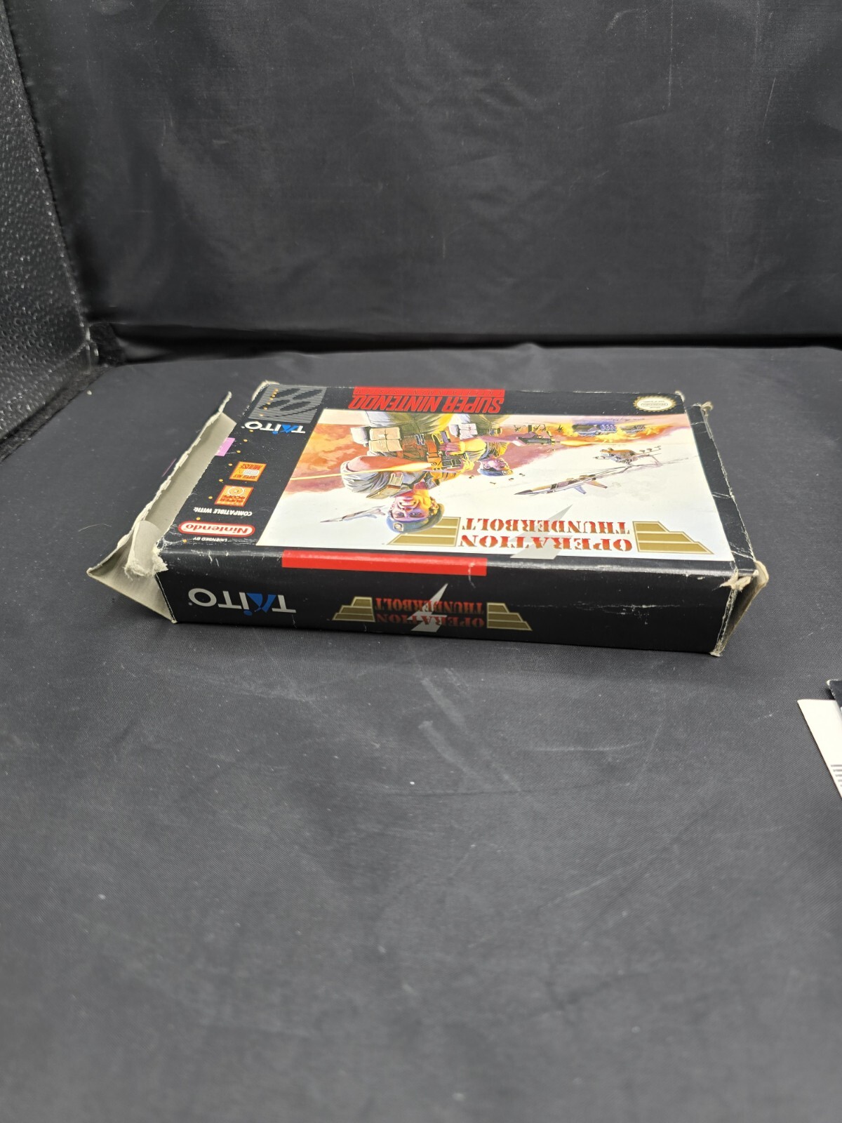 Operation Thunderbolt (Super Nintendo 1994) SNES Complete CIB Manual Authentic