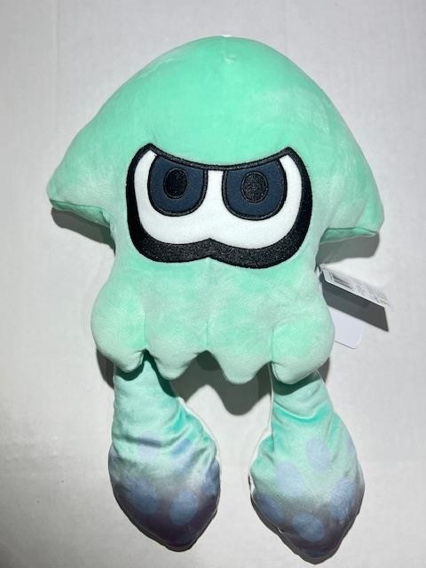 Genuine Splatoon 3 Inkling Squid LIGHT BLUE 16″ Plush – Little Buddy 1879
