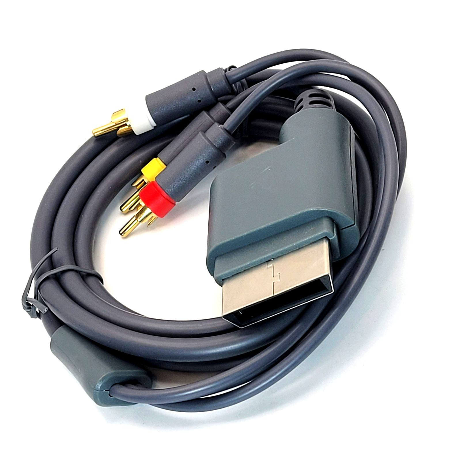 Microsoft XBox 360 AV Audio Video Composite RCA Cable Replacement – Brand New