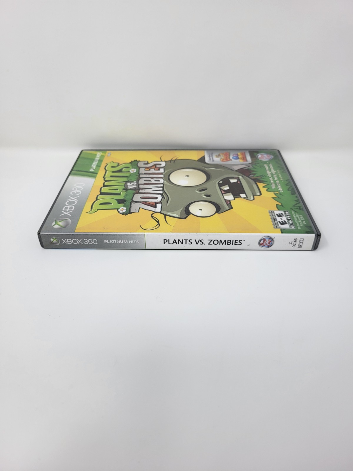 Plants vs. Zombies (Microsoft Xbox 360, 2010) Platinum Hits Tested CIB complete