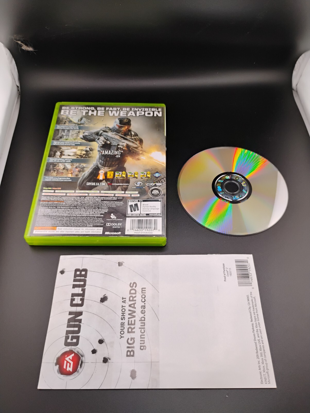 Crysis 2 for Microsoft XBOX 360 Complete Great Shape