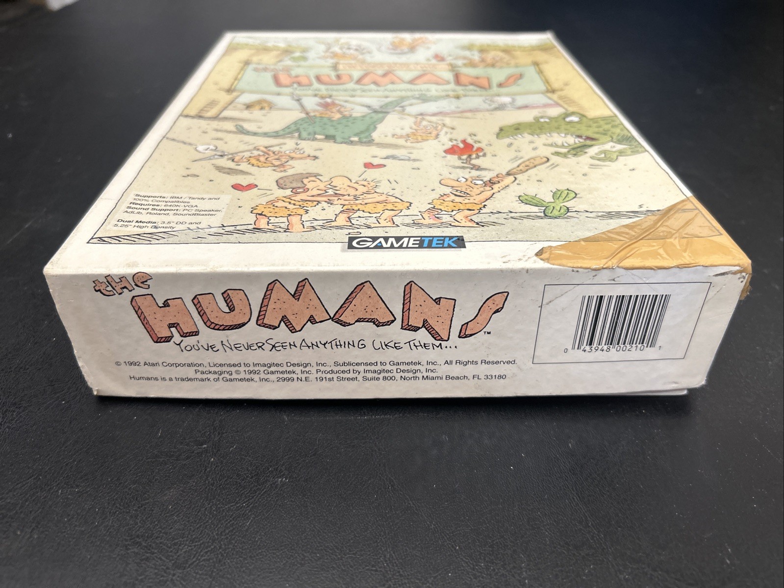 Humans (PC, 1992) – Vintage DOS Game – Untested – Rare Retro Puzzle Platformer