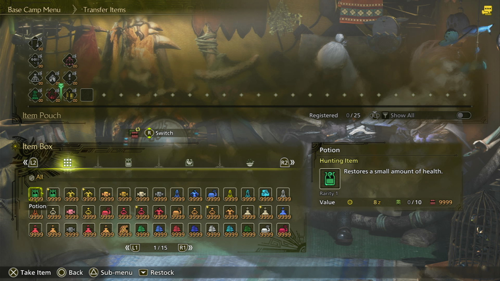MH Wilds Max Zenny+All Items+MAX Materials+HR 999 Title Update 1-4 ALL ITEMS PS5