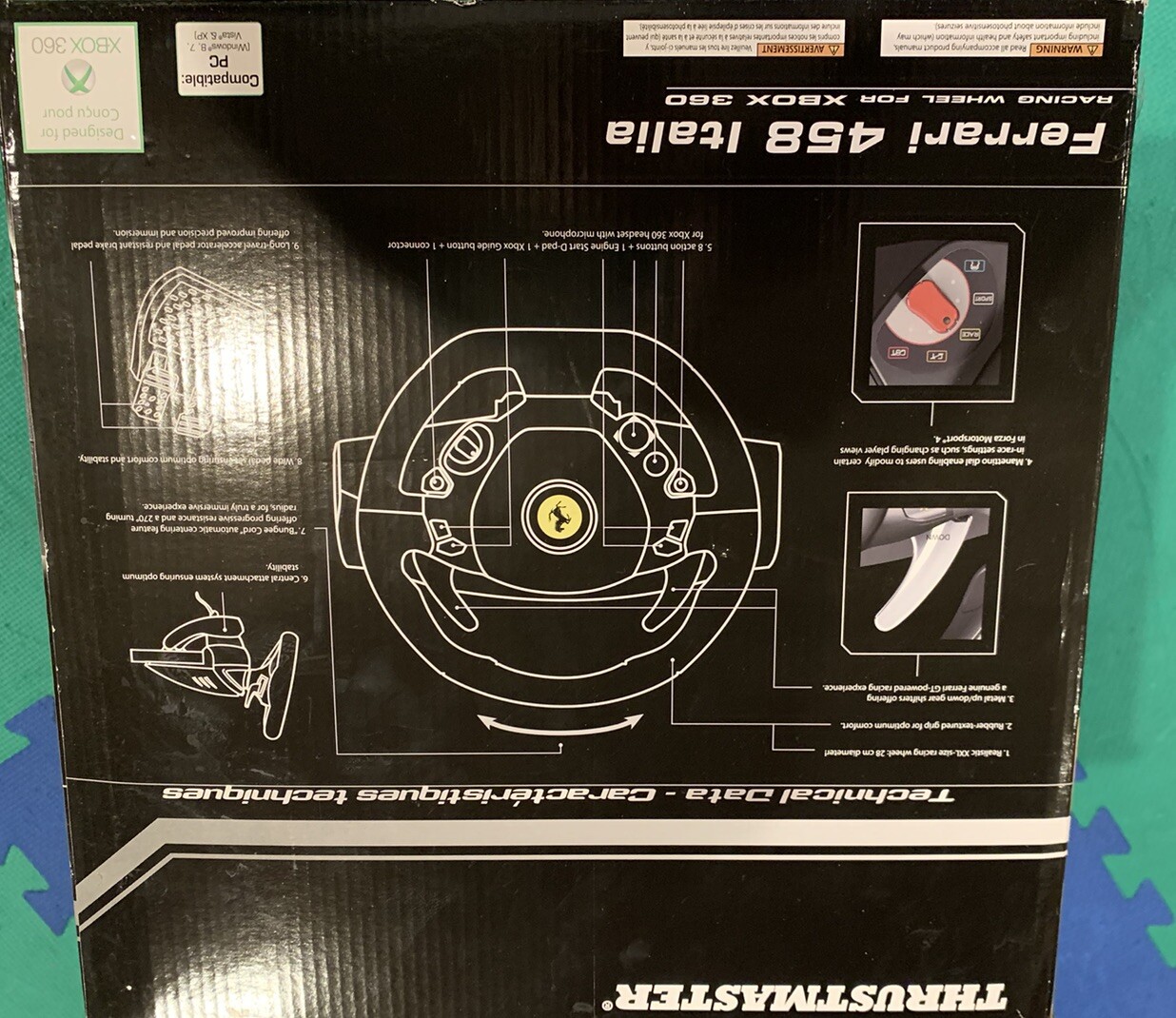 Thrustmaster Ferrari 458 Italia Racing Wheel – XBOX 360