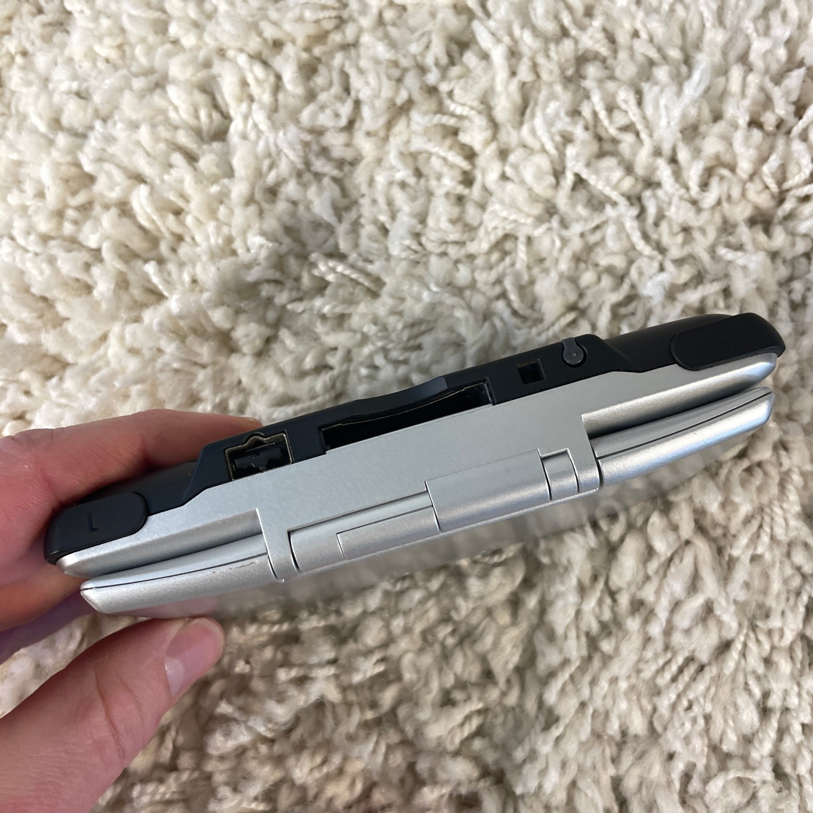 Nintendo DS Original NTR-001 Titanium Silver Handheld Console System READ