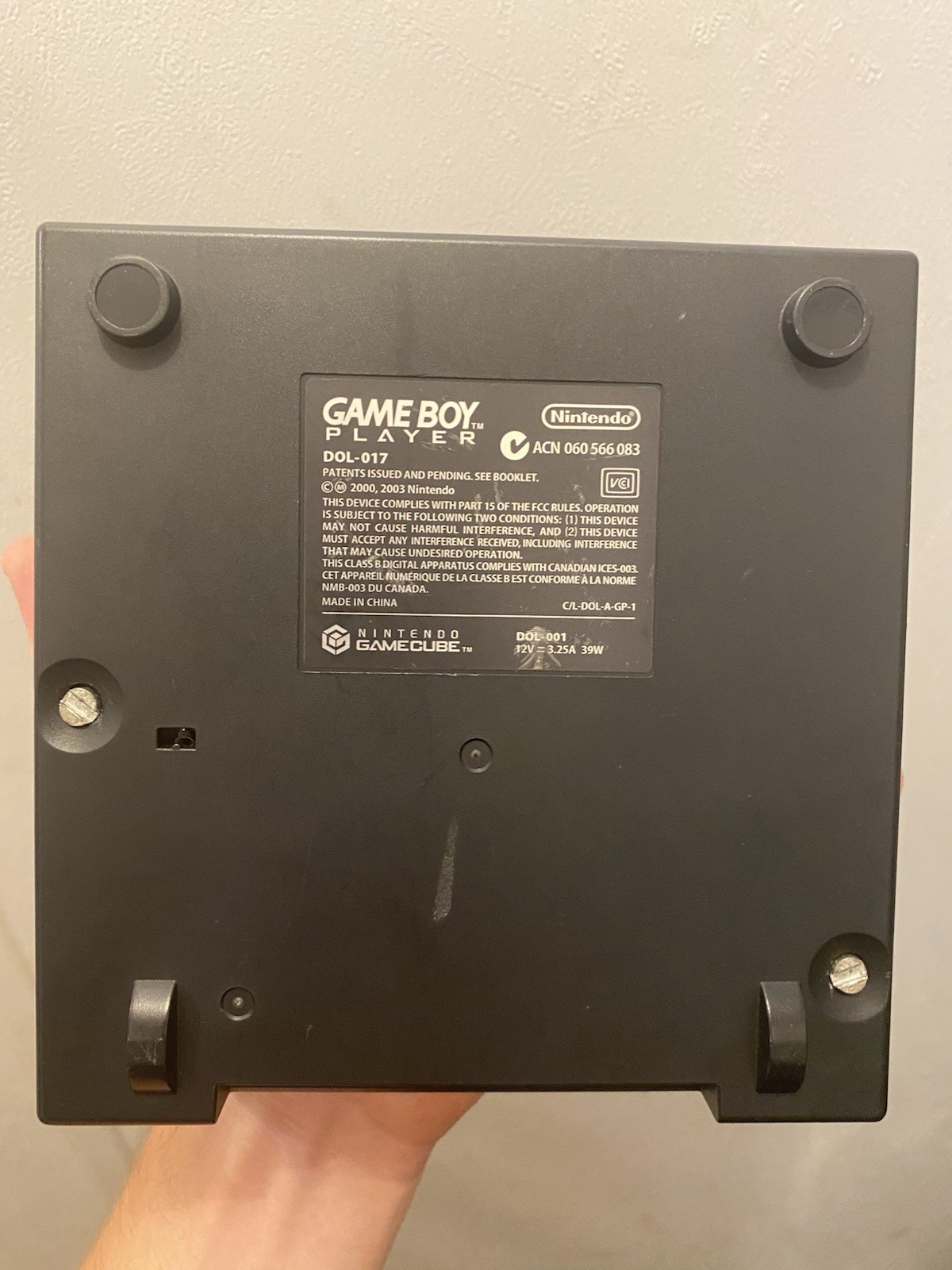 OEM Nintendo Gamecube DOL-017 Gameboy Player Adapter Only – Tested And Working