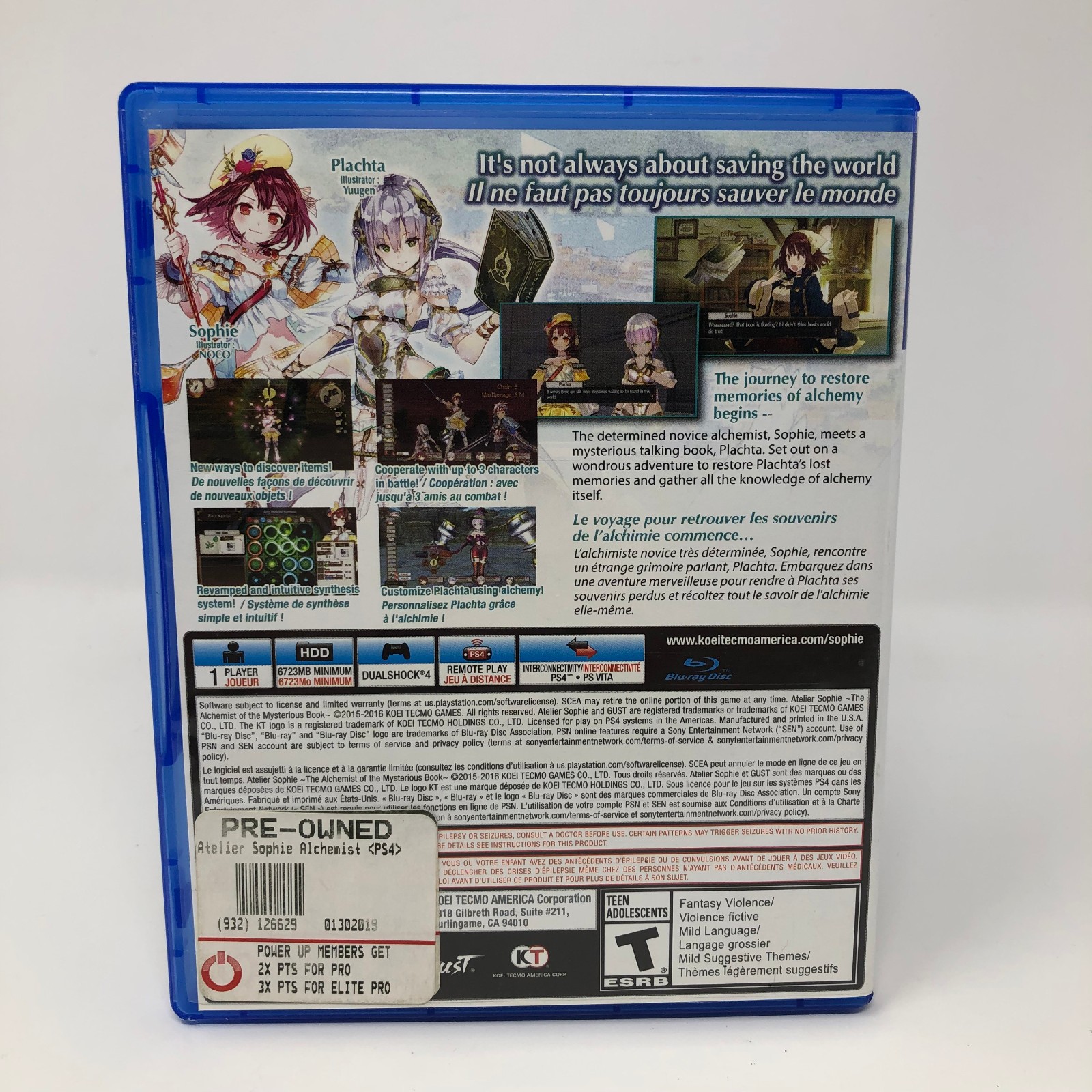Atlier Sophie: The Alchemist Of The Mysterious Book – Sony PlayStation 4