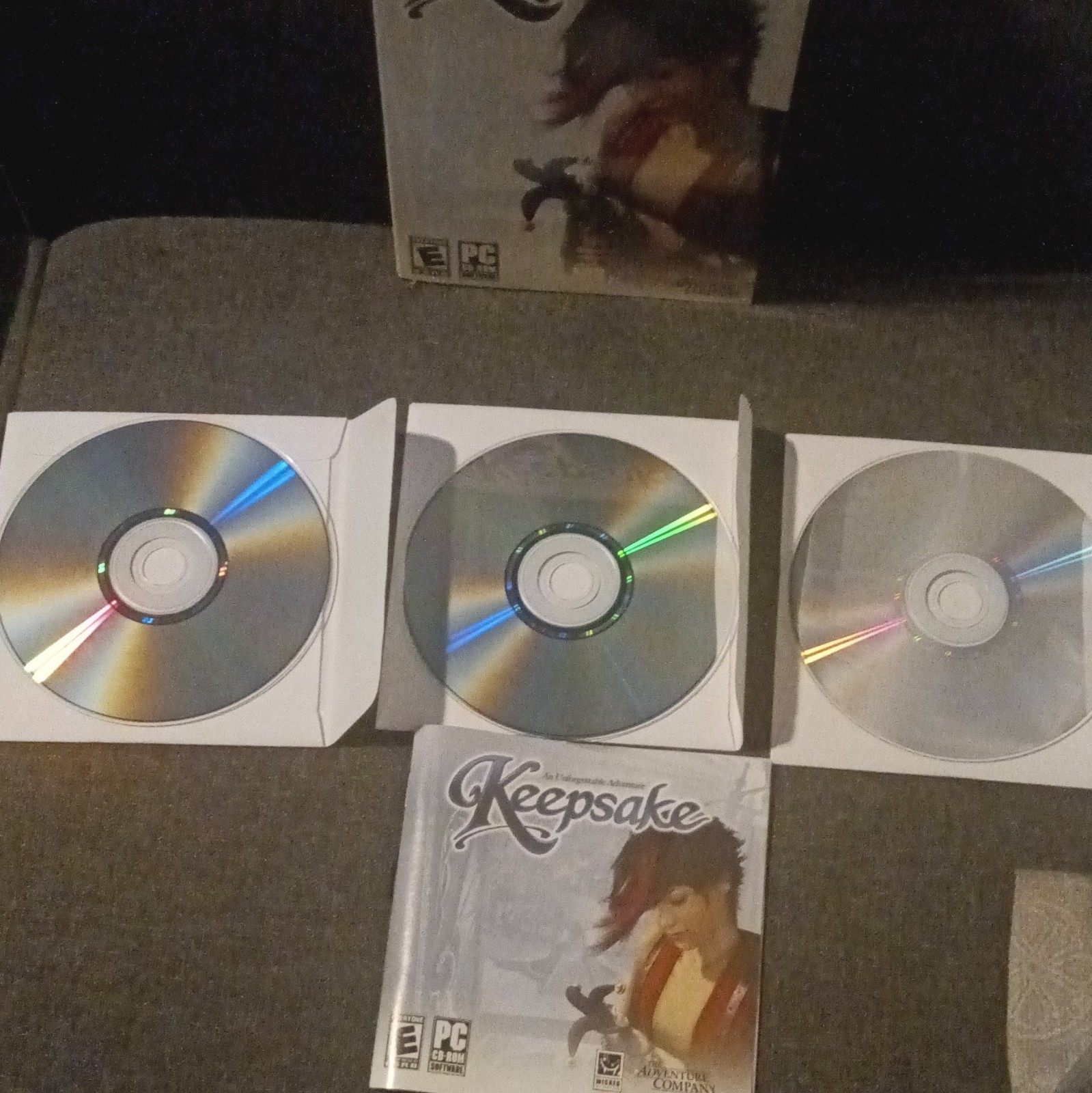 The Adventure Company Keepsake (PC, 2006) 3-Disc Manual Included, E