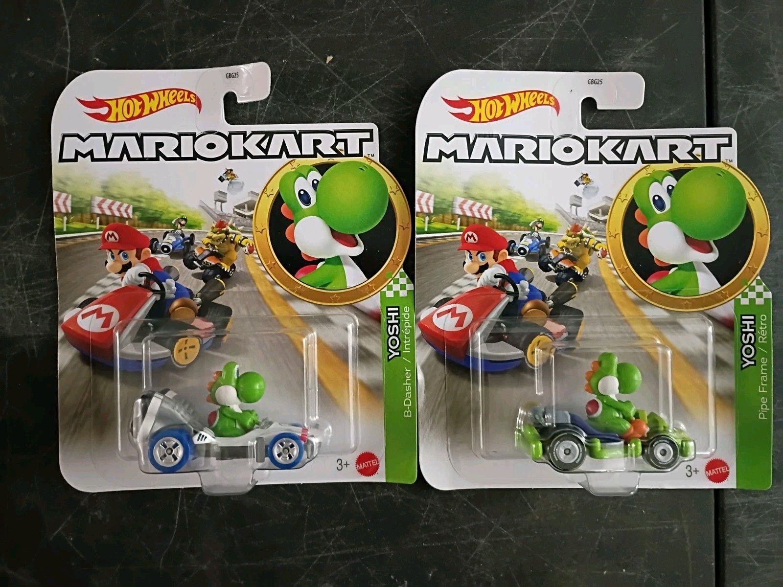 19-PK SUPER MARIO KART Hot Wheels Lot Dry Bones Waluigi Tanooki Peach Luigi Toad