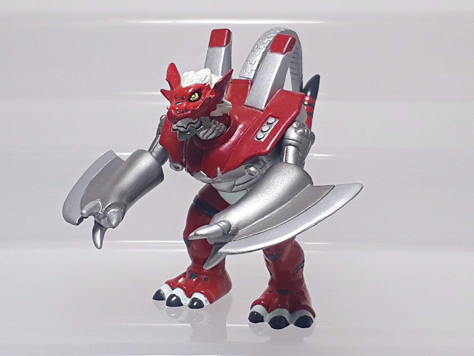 WarGrowlmon Digimon Tamers Figure Keychain Banpresto 2001 G08 2.4in