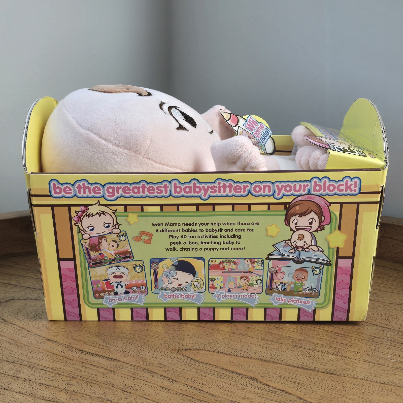 Babysitting Mama Game with Plush Interactive Baby Nintendo Wii NEW WITH BOX 👀