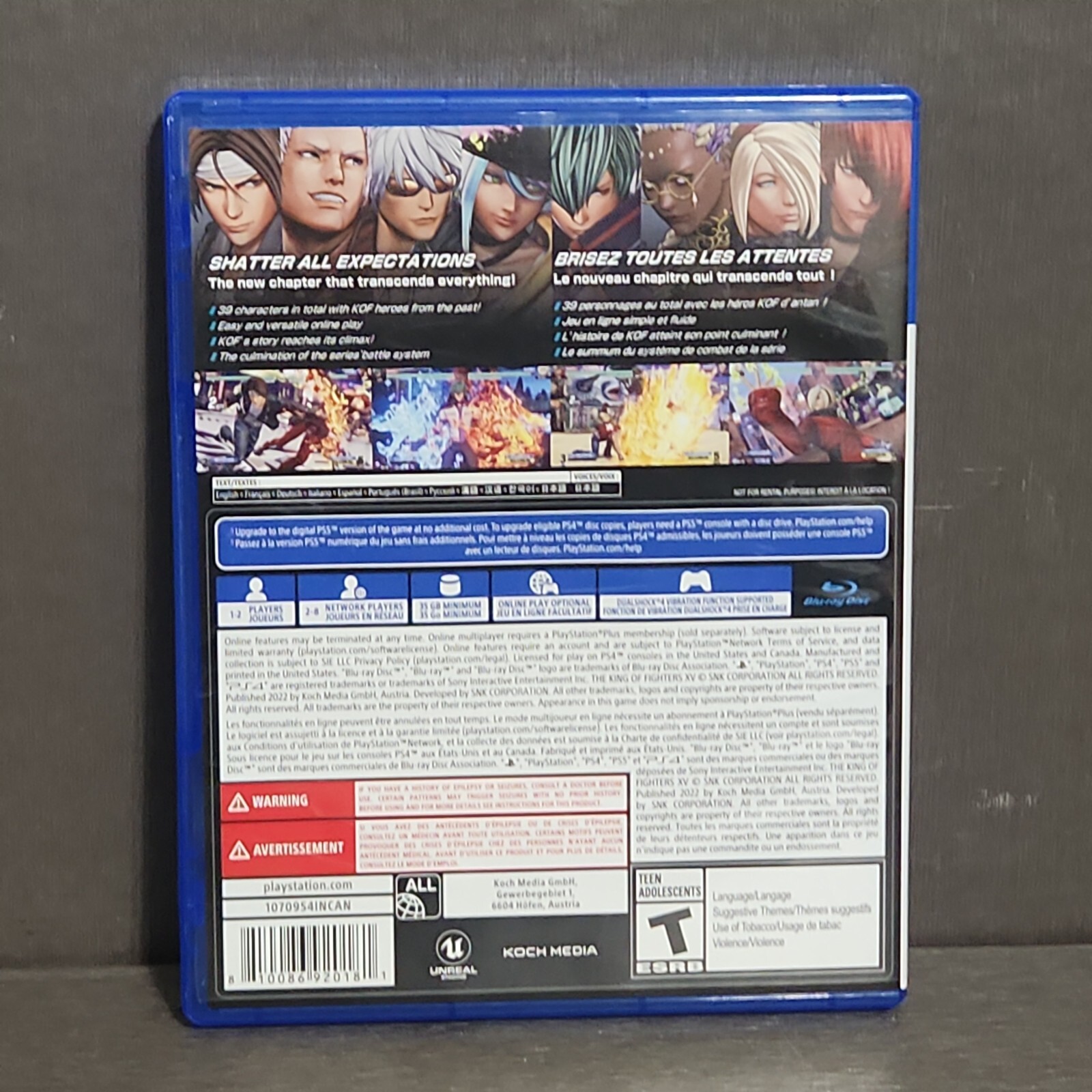 The King of Fighters XV 15 PlayStation 4 PS4 Game