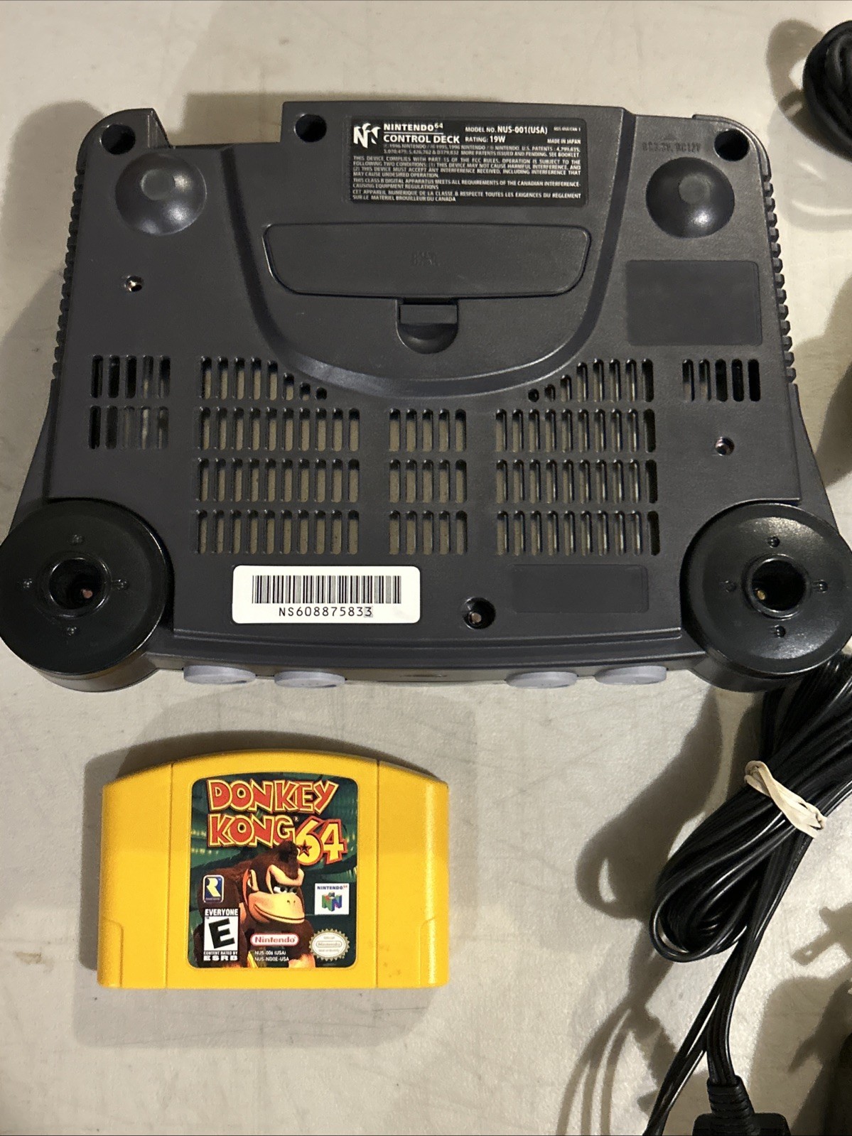 Nintendo 64 N64 Bundle W/ Expansion Pack & Donkey Kong 64 – Tested Tight Clean