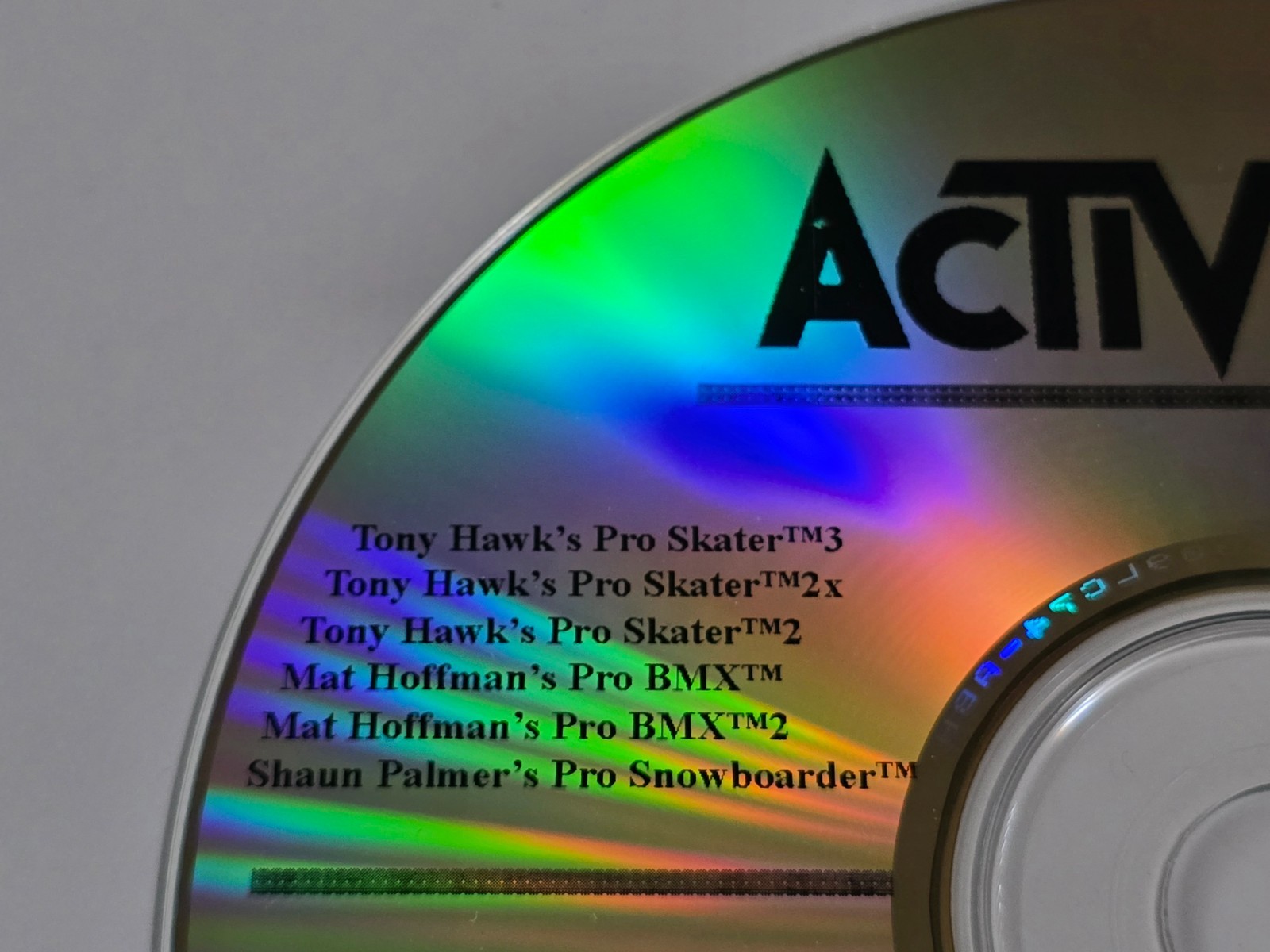 ACTIVISION E3 VIDEO GAME PROMO CD 2001 DIGITAL PRESS KIT THPS TONY HAWK ROM