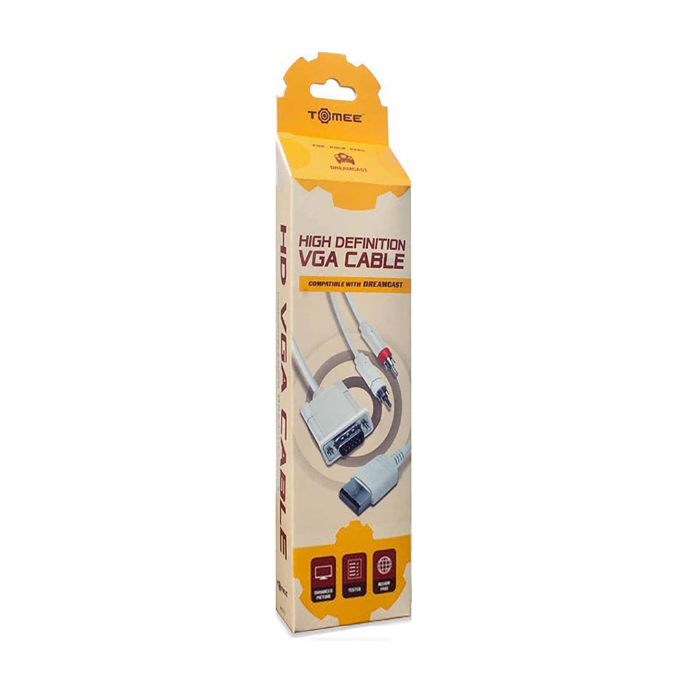Tomee High Definition VGA Cable w/ RCA Sound Adaptor for Sega Dreamcast