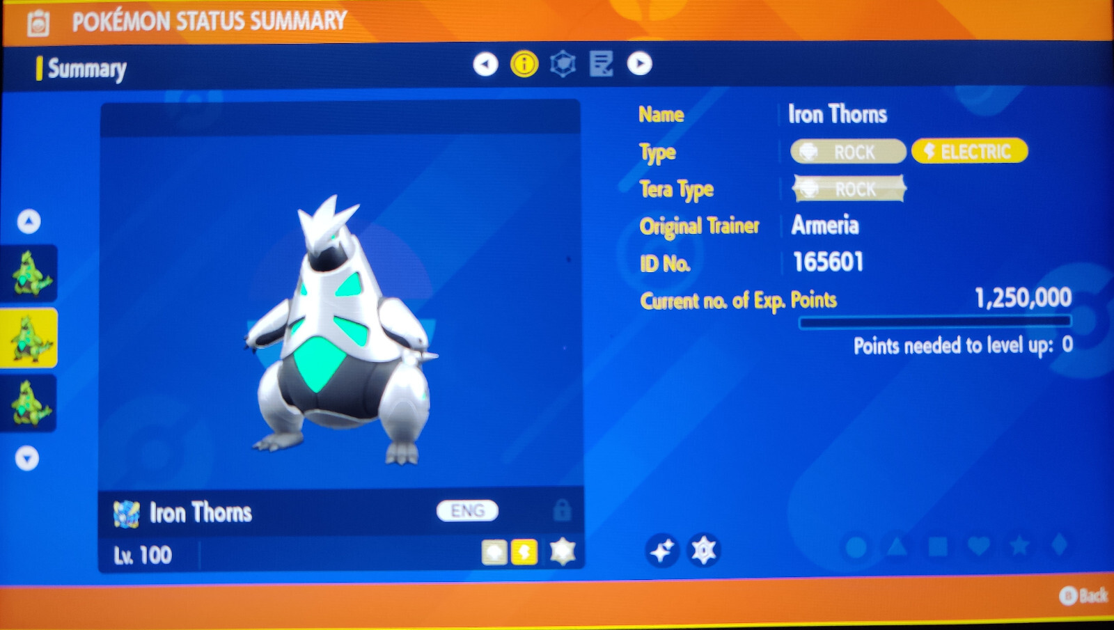 Pokemon Scarlet and Violet ~ Shiny 6IV Paradox Pokemon ~ All Violet Exclusives