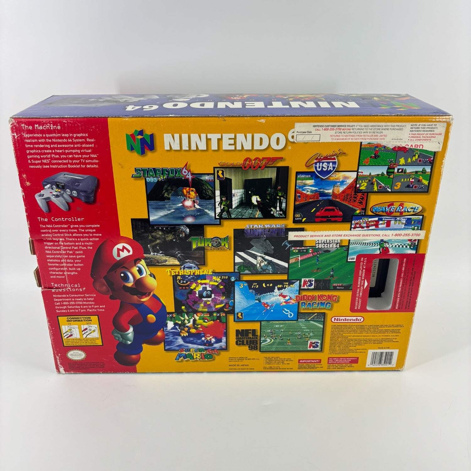 Nintendo 64 N64 Video Game Console NUS-001 Gray Complete