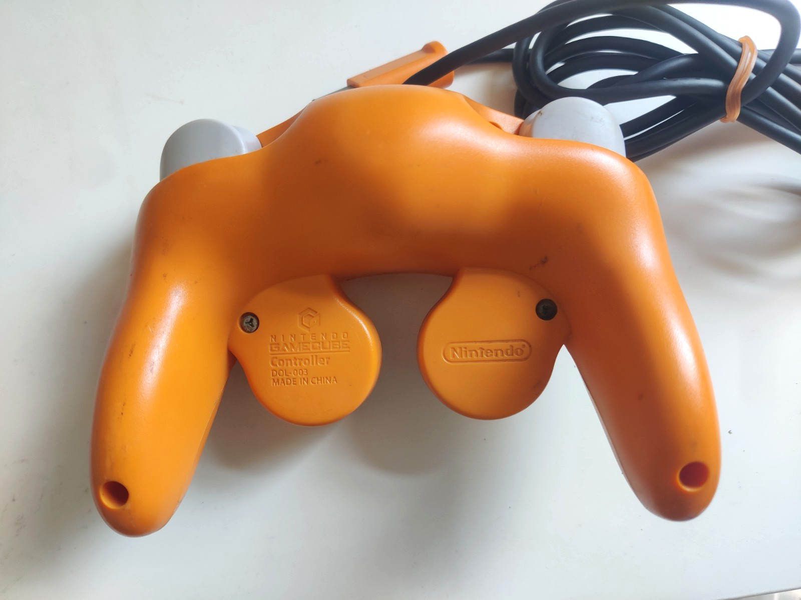 Nintendo GameCube Controller Spice Orange OEM Authentic Tested Tight Joysticks