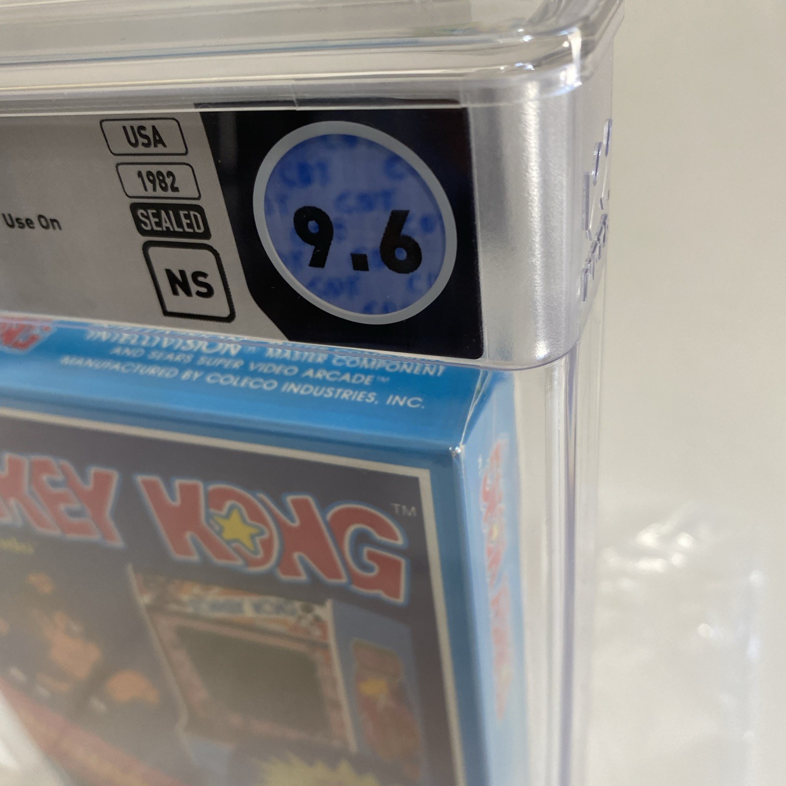 1982 Nintendo Donkey Kong Intellivision WATA 9.6 Oval 1st APPEARANCE of MARIO