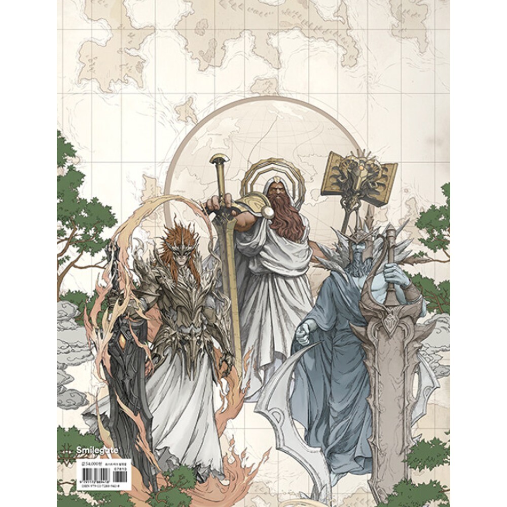 Lost Ark Set Up Art Book & Photocards Collect Korean Official Concept Artbook