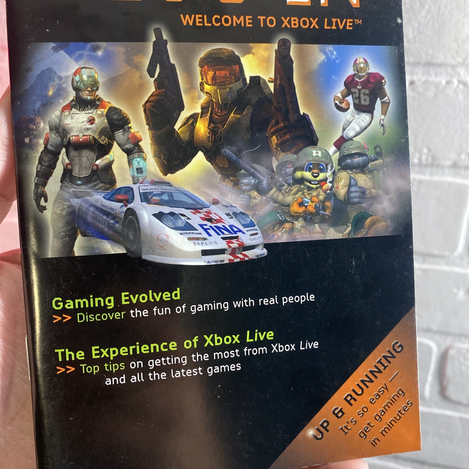 VTG Xbox Live Starter Kit Booklet Promo + Intro Of Xbox Live English / French