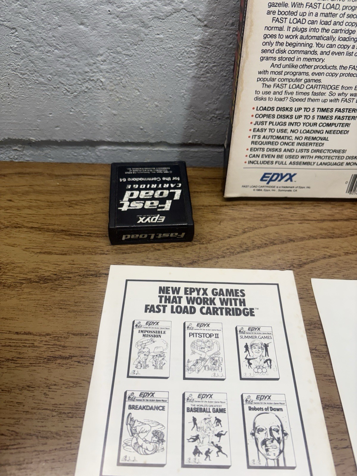commodore 64 fast load cartridge/Box 1989’s Epyx Fast Load Cartridge Commodore