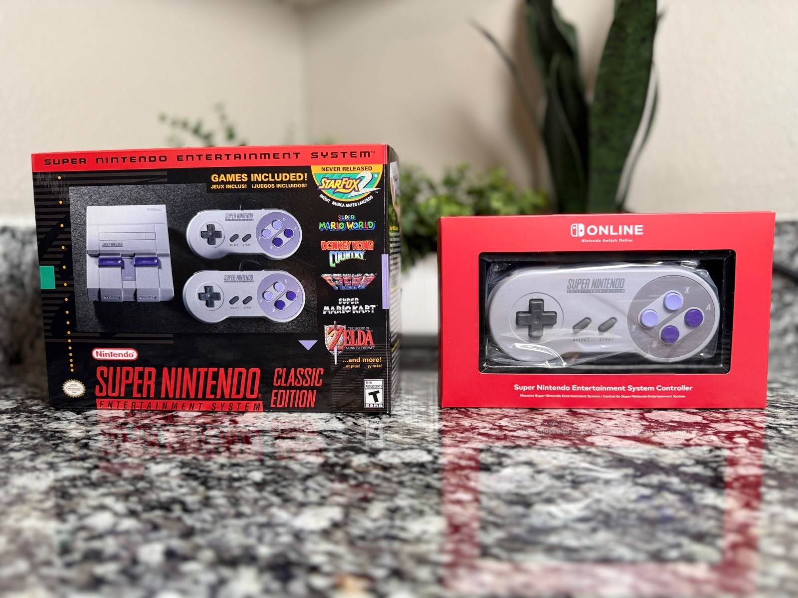 SNES Classic Edition Complete in Box + Official Nintendo SNES Wireless 🎮