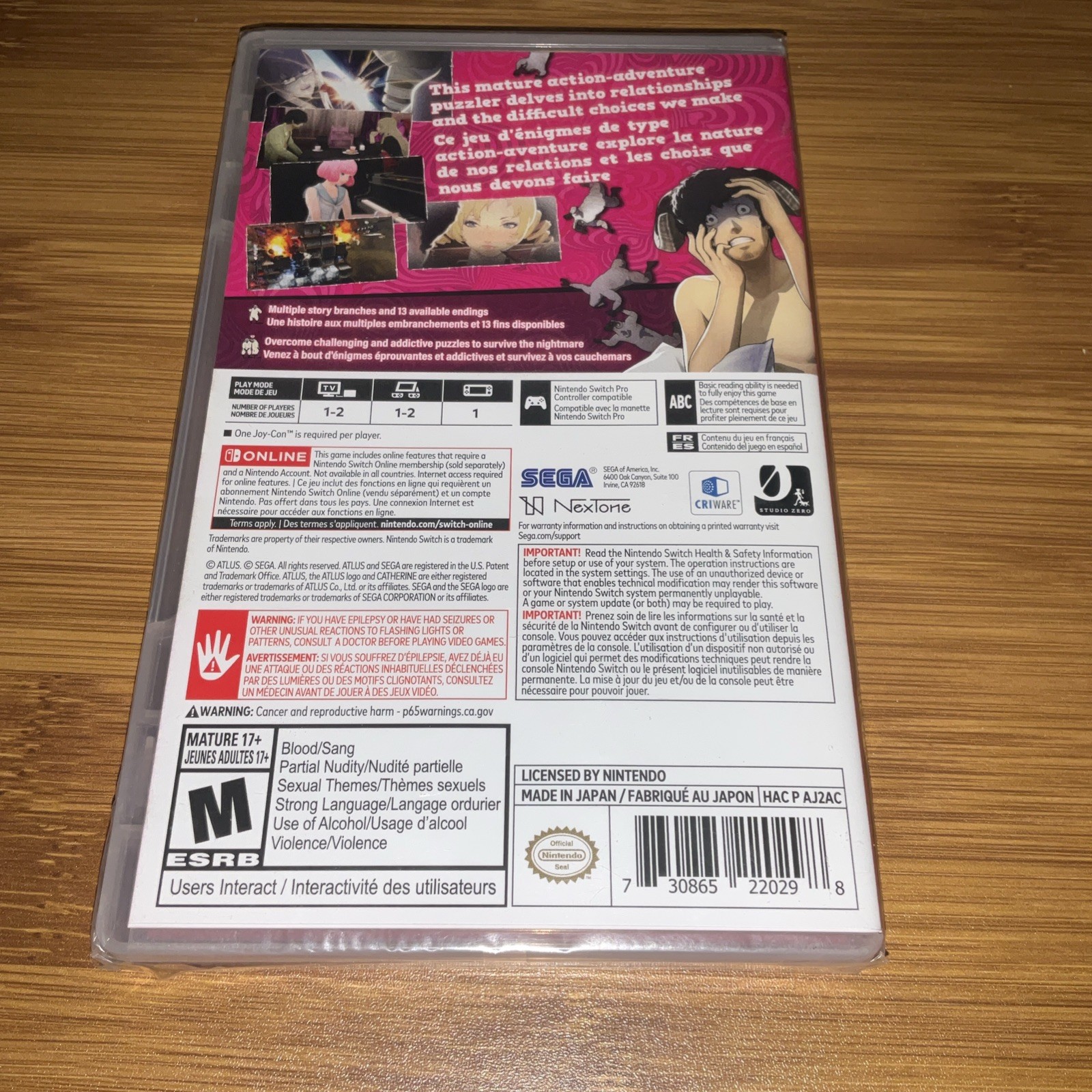 Catherine Full Body Nintendo Switch, NSW – Brand New