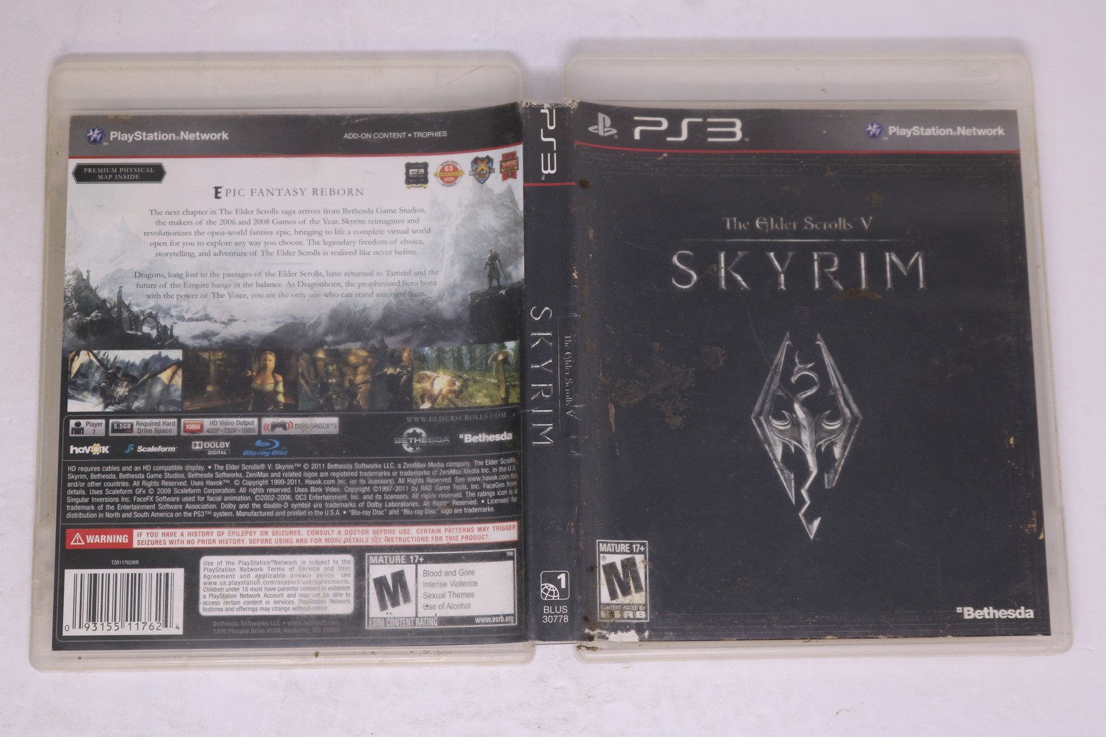 The Elder Scrolls V: Skyrim PS3 BLUS-30778