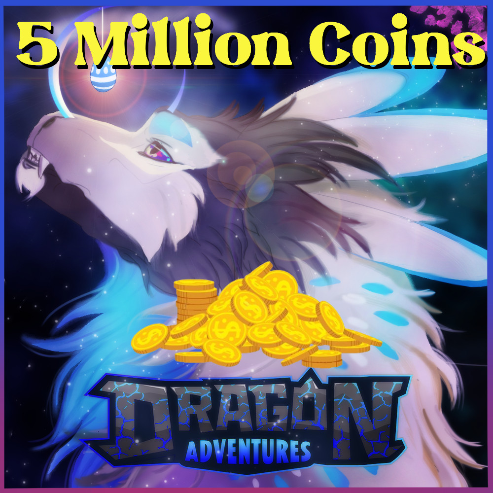 5 Million Coins Dragon Adventures 5M Coins [DA] ⚡Fast send ⚡
