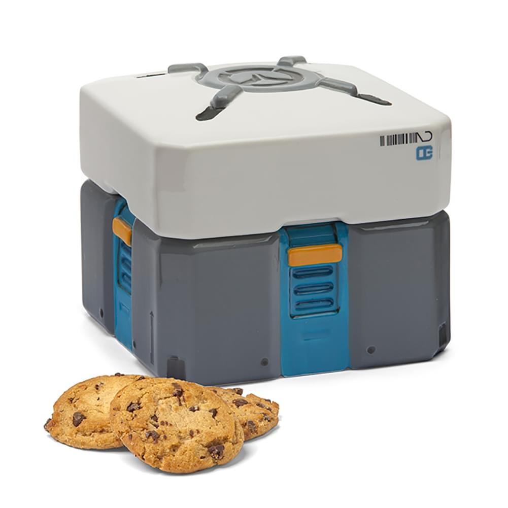 Overwatch 5 1/2″ x 6 3/4″ Loot Box Ceramic Cookie Jar