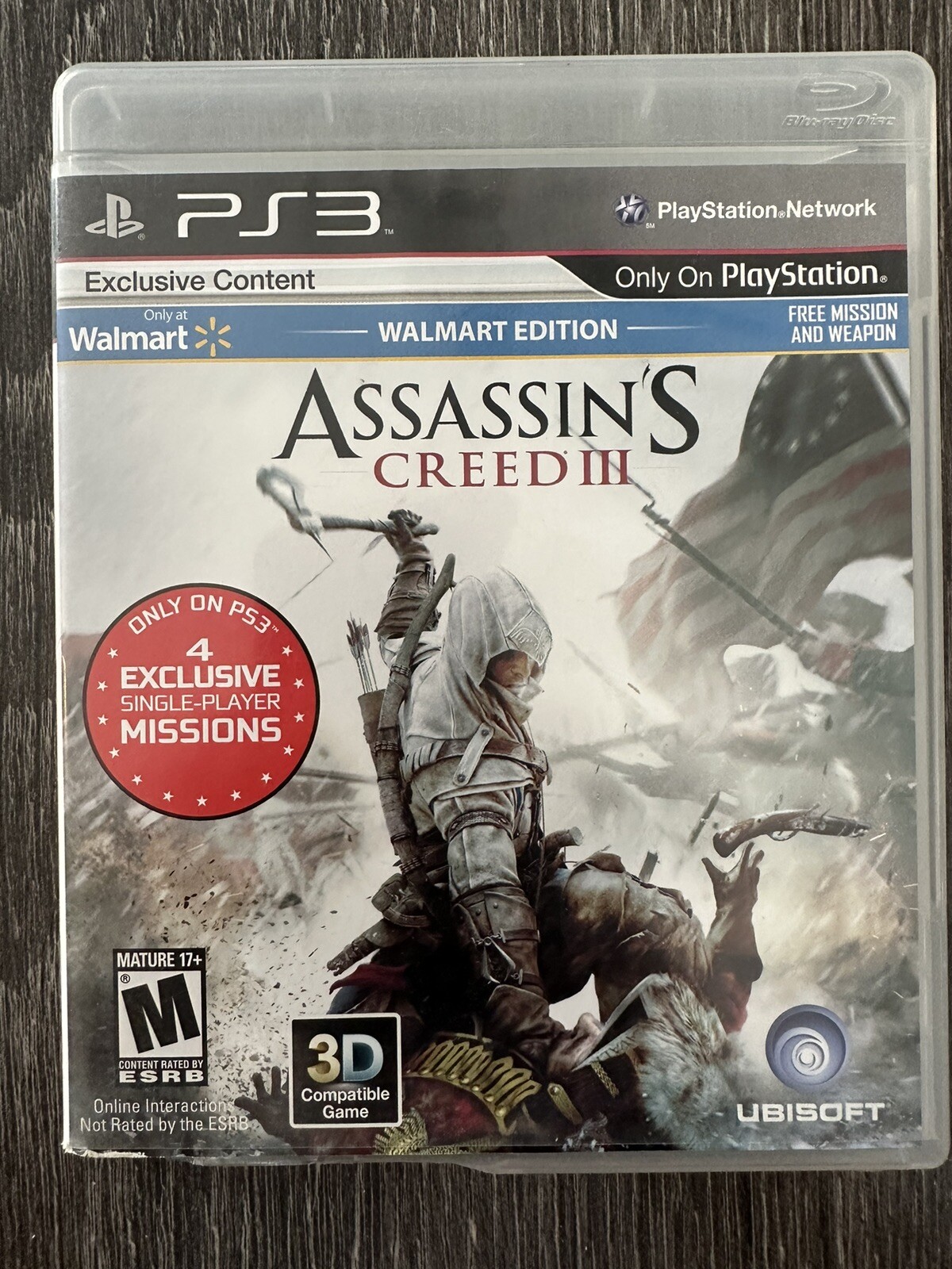 Assassin’s Creed III Walmart Edition (Sony PlayStation 3, 2012)