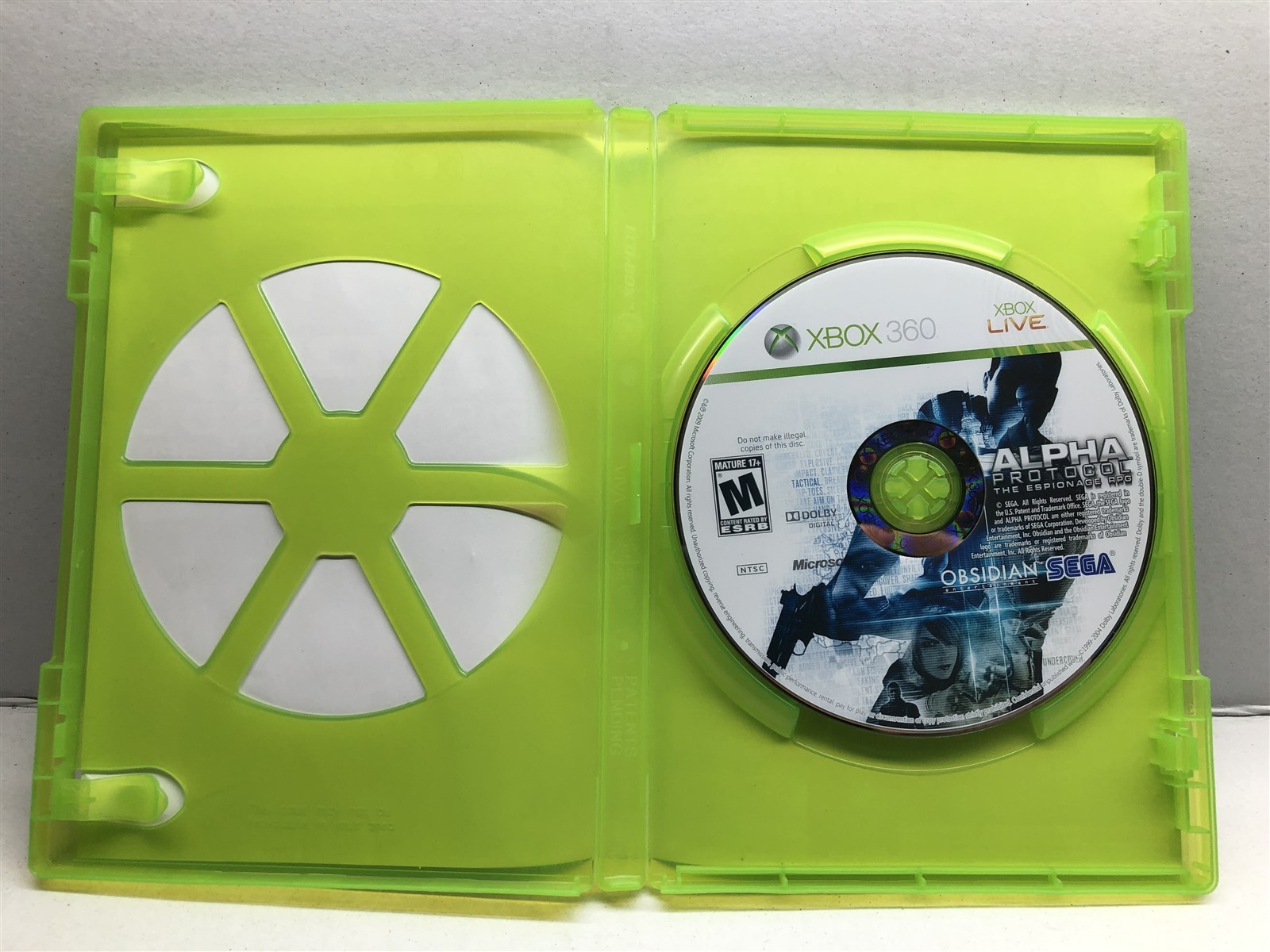 Alpha Protocol (Microsoft Xbox 360, 2010) Clean Tested Working – Free Ship