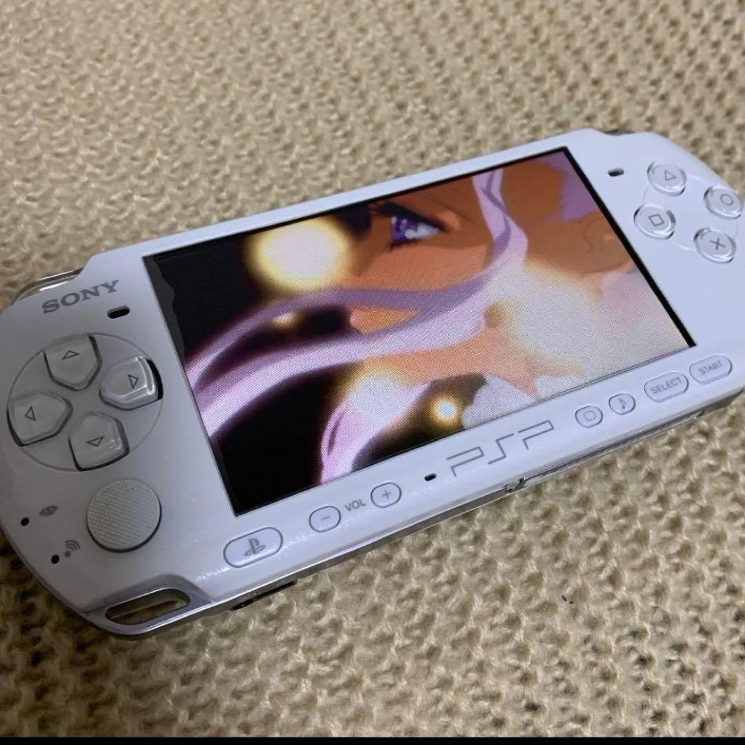 Excellent Sony PSP 3000 Pearl White Tested