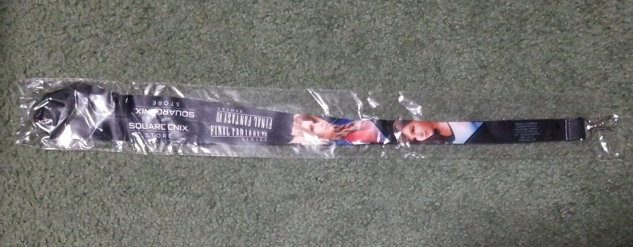 Final Fantasy VII 7 Remake Lanyard *Brand New* Square Enix Members Exclusive