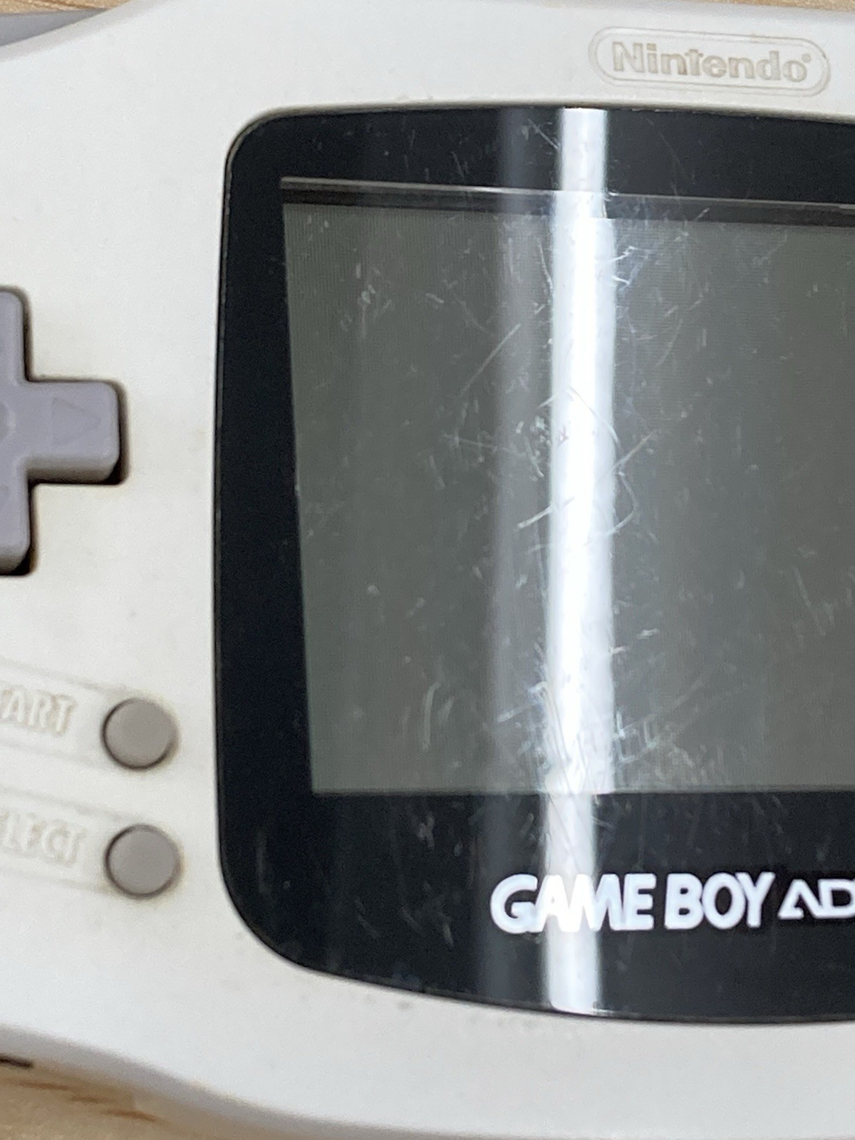 Nintendo Game Boy Advance AGB-001 Console White tested 0707-405