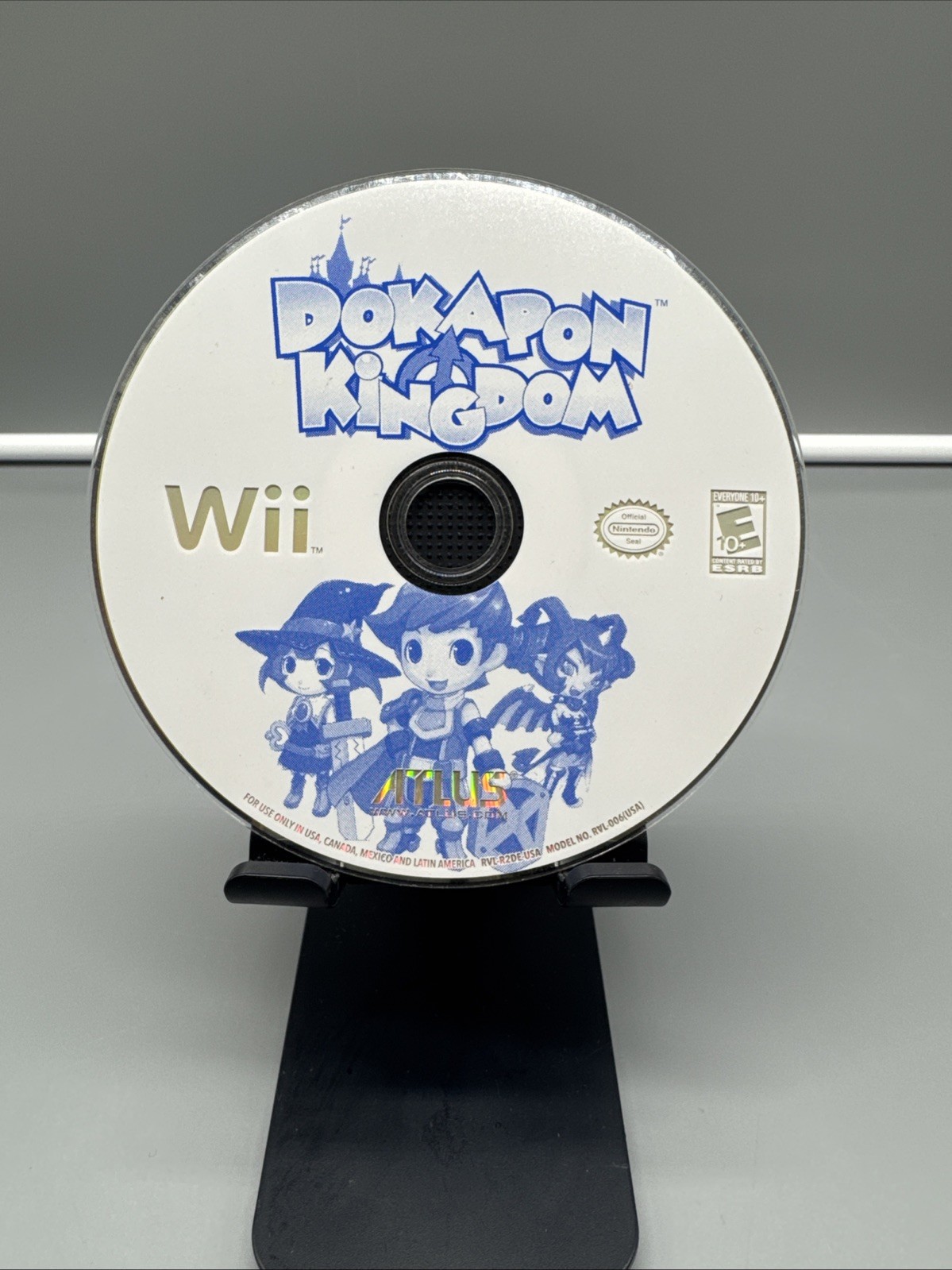 Dokapon Kingdom (Nintendo Wii, 2008) Altus Disc Only – Tested Working