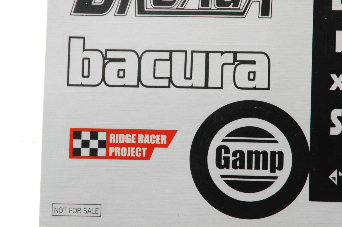 Namco Ridge Racers 2004 Bonus Sticker Pack