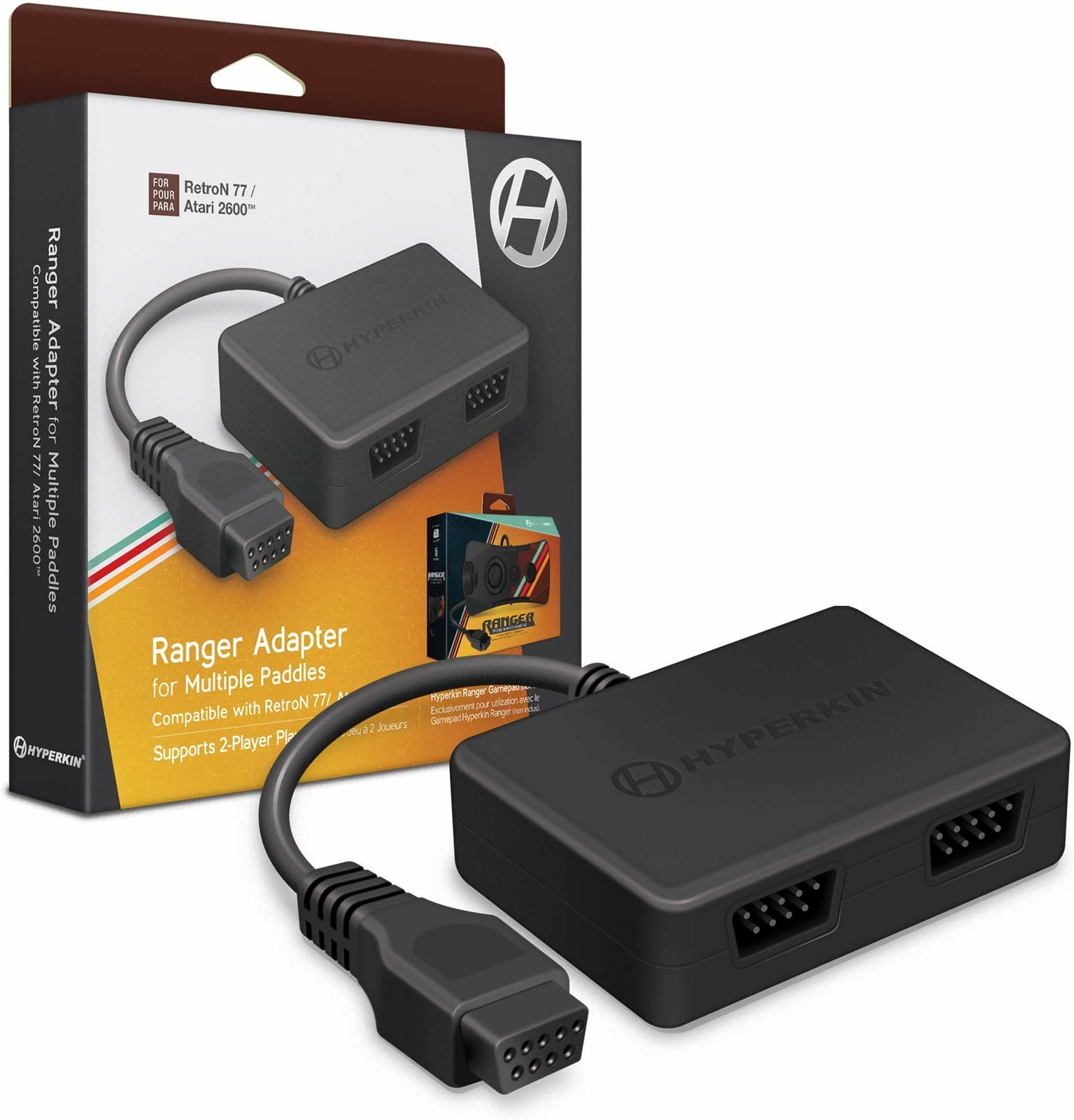 Hyperkin Ranger Adapter for Multiple Paddles Controllers RetroN 77/Atari 2600