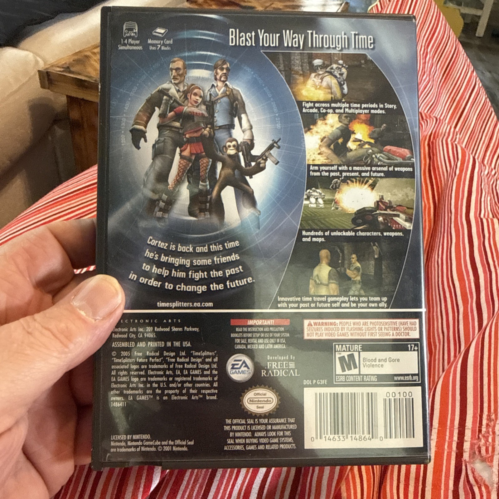 Time Splitters Future Perfect – Nintendo GameCube Game – Timesplitters Resurface