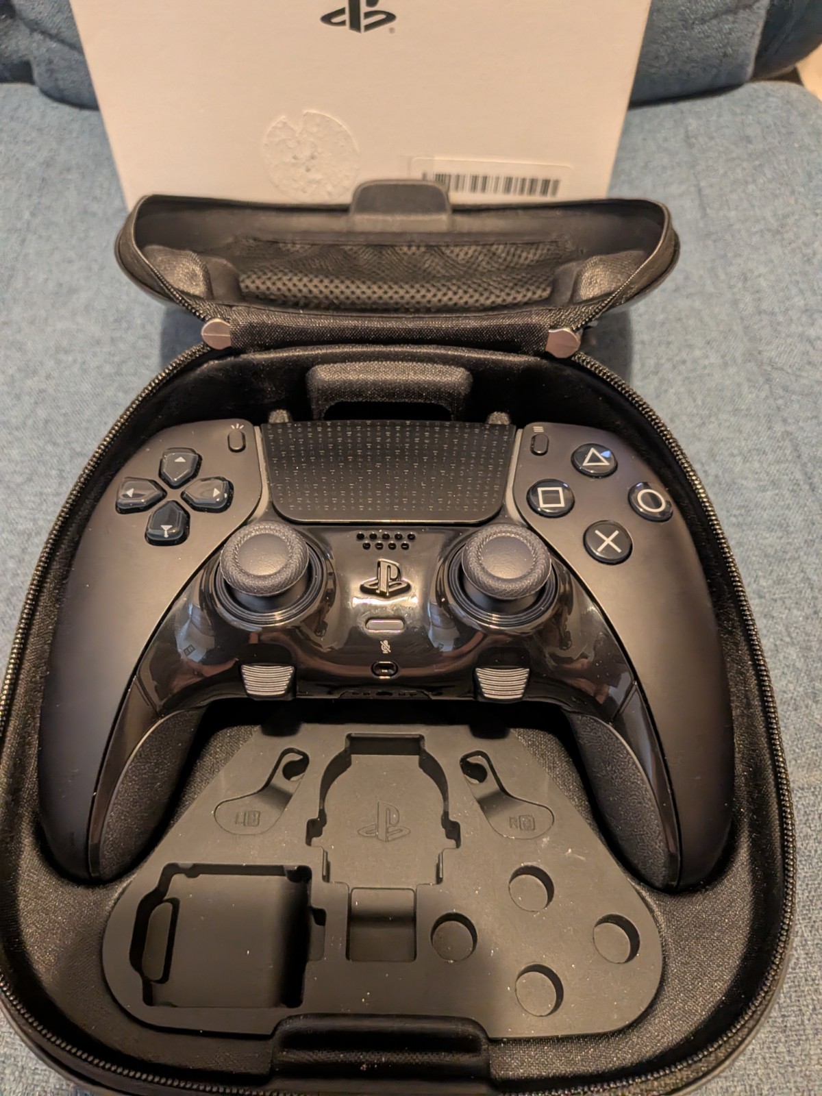 Sony DualSense Edge Wireless Controller Black for PS5 w/ Case USB-C CFI-ZCP1