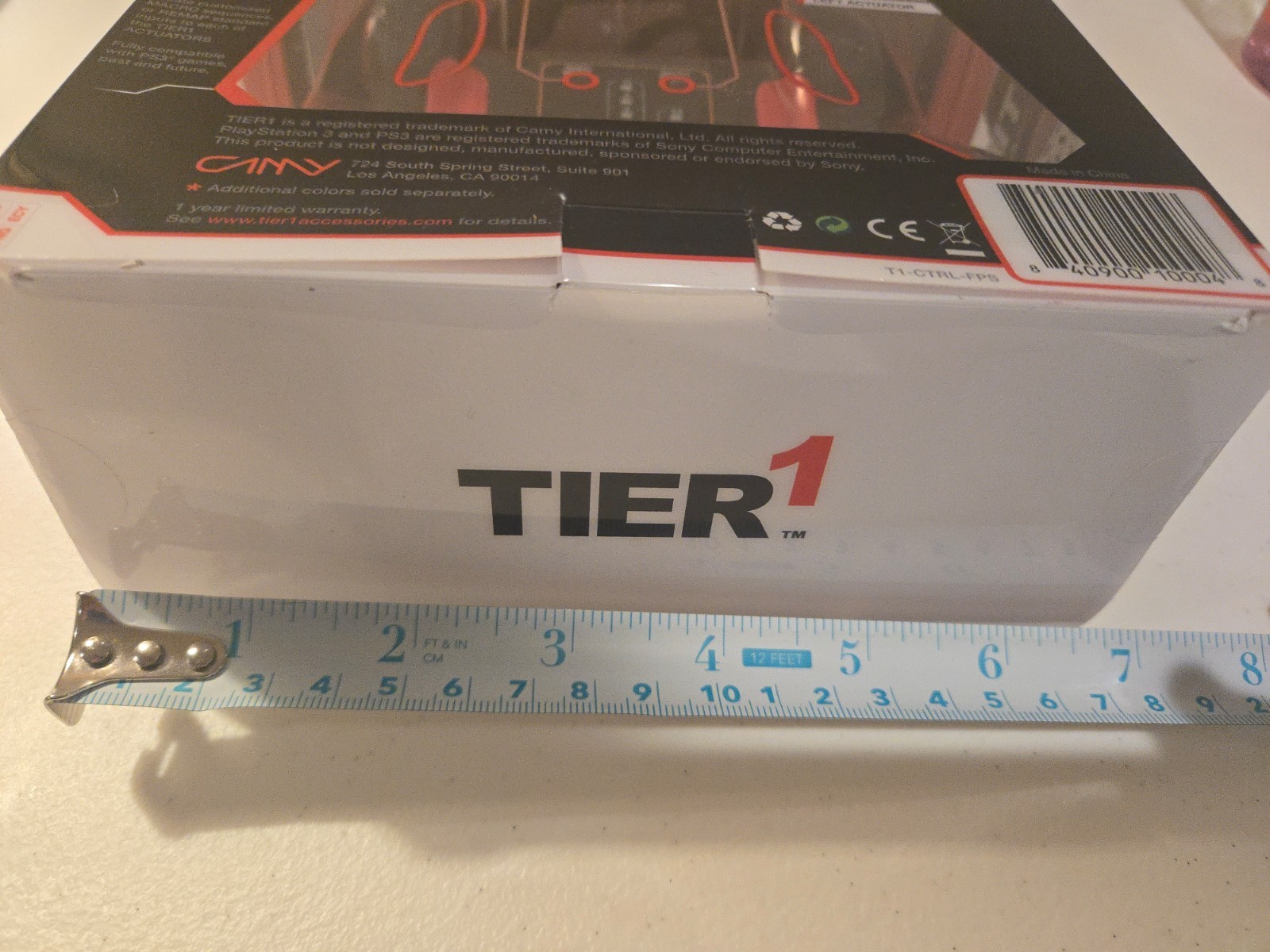 Tier1 T1-CTRL-FPS PlayStation 3 Wired Controller 10 Ft Programmable PS3 PC