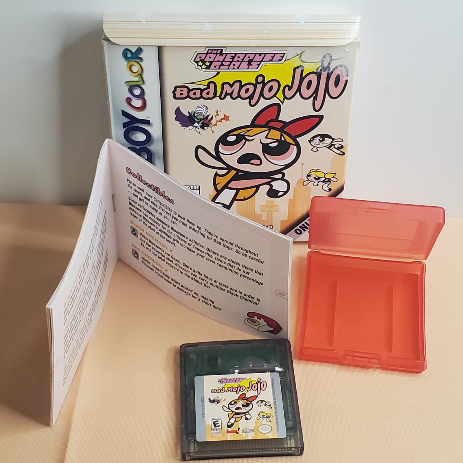 GBC Game: The Powerpuff Girls Bad Mojo Jojo