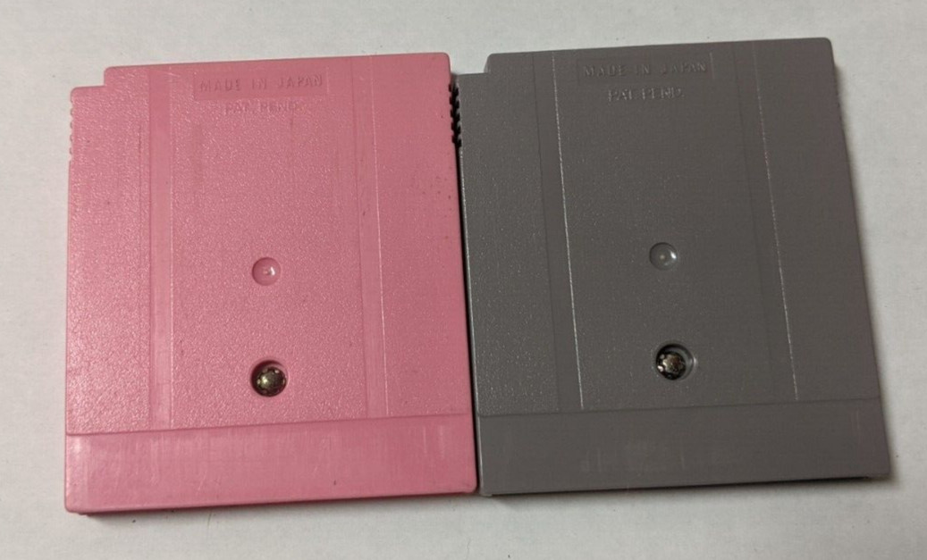 Nintendo Game Boy Japanese Lot of 2 – Tamagotchi Pink & Mogura Nya – DBcx172