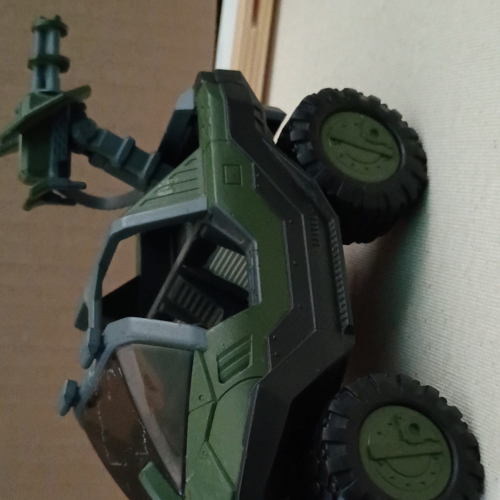 Rare Halo UNSC Warthog Vehicle Figure Lot w/ Master Chief Action Figure