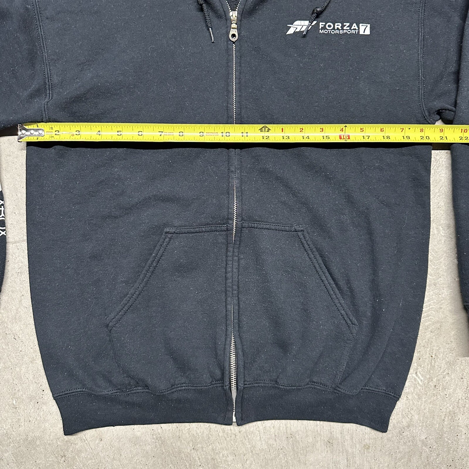 RARE Forza Motorsports Zip Hoodie Sweatshirt Xbox One Game Employee Promo Medium
