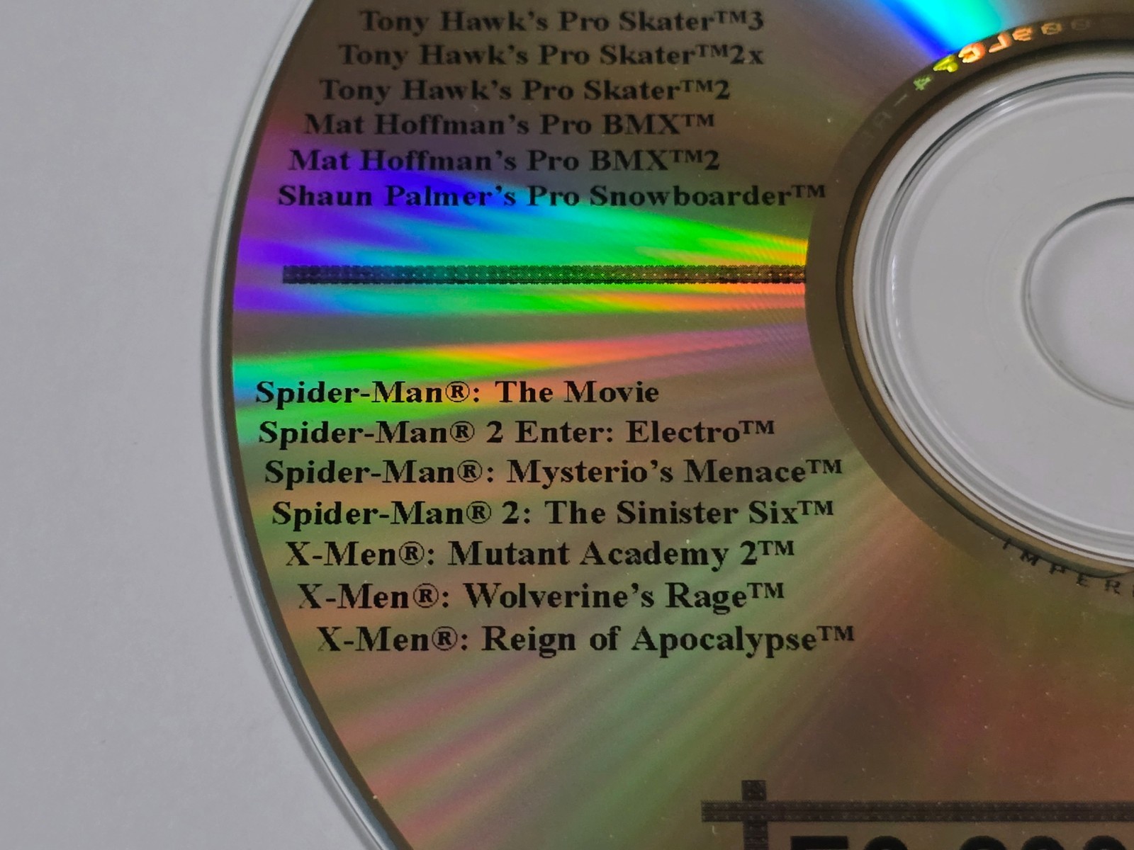 ACTIVISION E3 VIDEO GAME PROMO CD 2001 DIGITAL PRESS KIT THPS TONY HAWK ROM