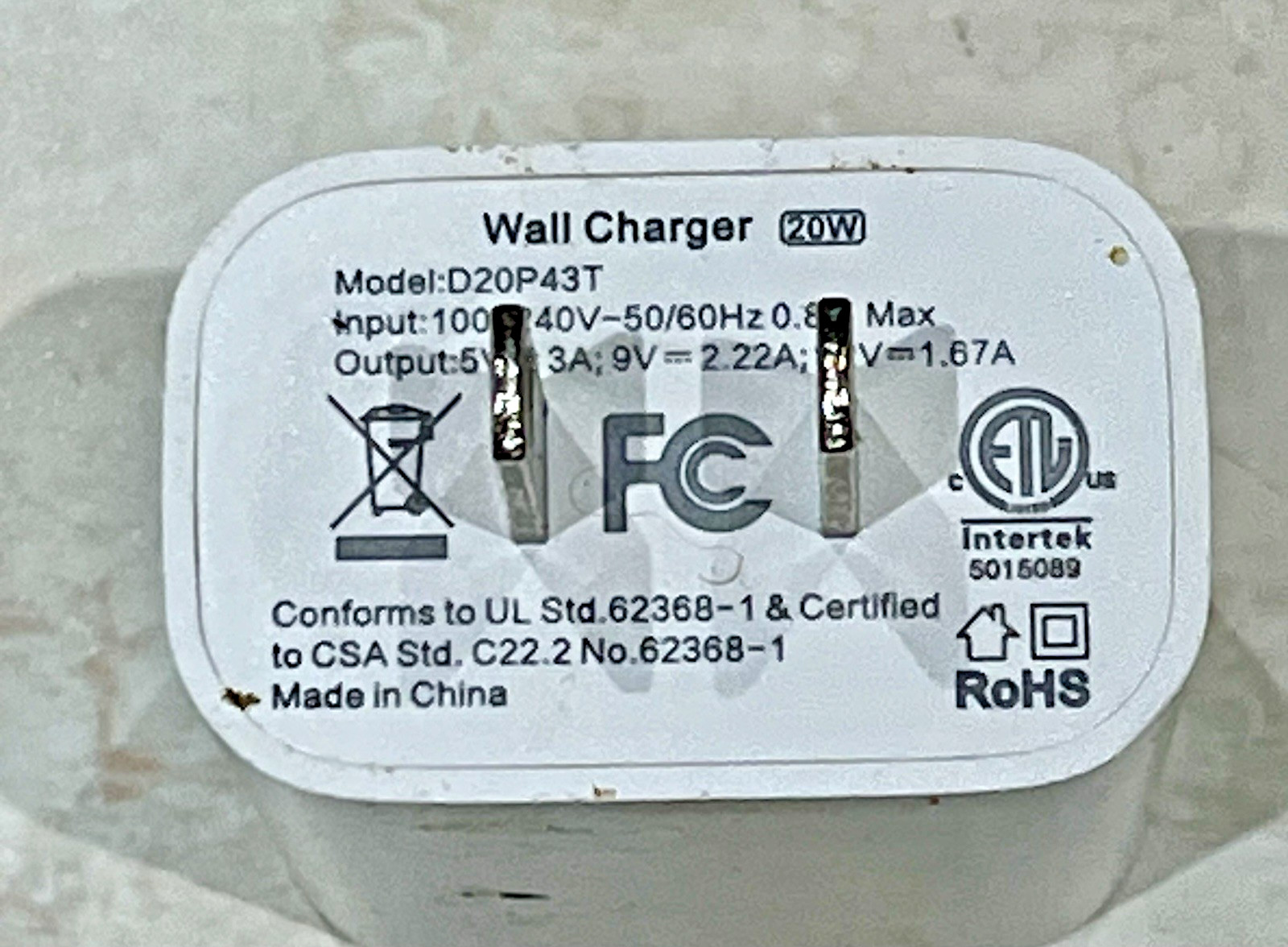 Wall Charger and USB – Various Cable Lot/24 Items as Shown RoH8 Intertek ++